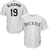 Charlie Blackmon Colorado Rockies Majestic Cool Base Player Jersey - White/Purple