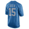 Golden Tate Detroit Lions Nike Throwback Game Jersey - Blue