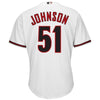 Randy Johnson Arizona Diamondbacks Majestic Home Big & Tall Cooperstown Cool Base Player Jersey - White