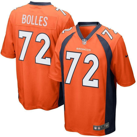 Garett Bolles Denver Broncos Nike Game Jersey - Orange