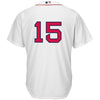 Dustin Pedroia Boston Red Sox Majestic Home Official Cool Base Replica Player Jersey - White