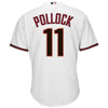 AJ Pollock Arizona Diamondbacks Majestic Official Cool Base Player Jersey - White/Sedona Red
