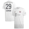 Kingsley Coman Bayern Munich Away Soccer Jersey 2019-20 – White