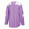 New York Rangers adidas Hockey Fights Cancer Practice Jersey - Purple
