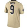 Drew Brees New Orleans Saints Nike Inverted Legend Jersey - Gold