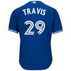 Devon Travis Toronto Blue Jays Majestic Alternate Official Cool Base Player Jersey - Royal