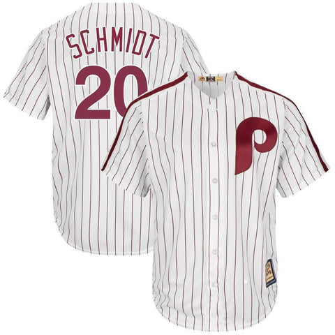 Mike Schmidt Philadelphia Phillies Majestic Cooperstown Collection Cool Base Player Jersey – White
