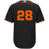 Buster Posey San Francisco Giants Majestic Alternate Official Cool Base Replica Player Jersey - Black