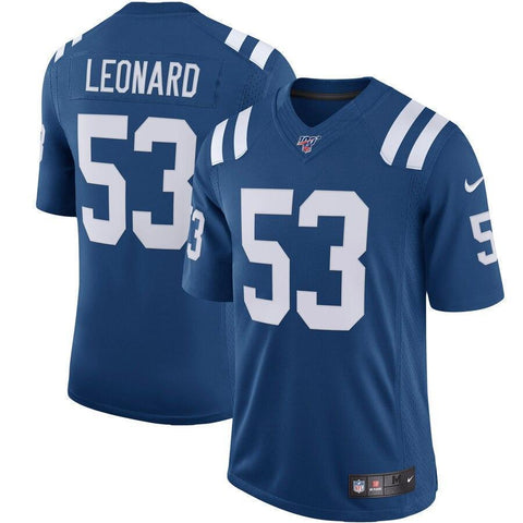 Darius Leonard Indianapolis Colts Nike NFL 100 Vapor Limited Jersey - Royal