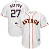 Jose Altuve Houston Astros Majestic 2019 Postseason Official Cool Base Player Jersey - White