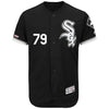 Jose Abreu Chicago White Sox Majestic Home Flex Base Collection Player Jersey - White/Black