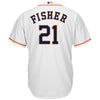 Derek Fisher Houston Astros Majestic Home Cool Base Player Jersey - White