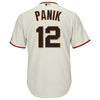 Joe Panik San Francisco Giants Majestic Cool Base Player Jersey - Cream/Black
