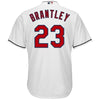 Michael Brantley Cleveland Indians Majestic Home Official Cool Base Player Jersey - White