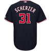 Max Scherzer Washington Nationals Majestic Alternate Official Cool Base Replica Player Jersey - Navy