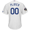 Los Angeles Dodgers Majestic 2018 World Series Cool Base Custom Jersey – White