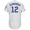 Kyle Schwarber Chicago Cubs Majestic Alternate Collection Flex Base Player Jersey - Royal/White