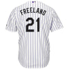 Kyle Freeland Colorado Rockies Majestic Alternate Cool Base Replica Player Jersey - White