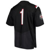 #1 South Carolina Gamecocks Under Armour Team Replica Football Jersey - Black