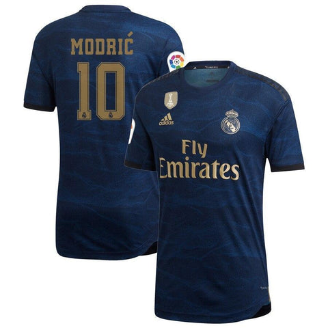 Luka Modric Real Madrid Away Soccer Jersey 2019-20 – Blue
