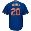 Pete Alonso New York Mets Majestic Home Official Cool Base Player Jersey - White/Royal