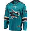 Michael Haley San Jose Sharks Fanatics Branded Home Breakaway Player Jersey - Teal