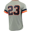Kirk Gibson Detroit Tigers Mitchell & Ness Fashion Cooperstown Collection Mesh Batting Practice Jersey - Gray