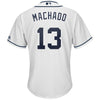 Manny Machado San Diego Padres Majestic Official Cool Base Player Jersey - White