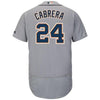 Miguel Cabrera Detroit Tigers Majestic Road Flex Base Collection Player Jersey - Gray