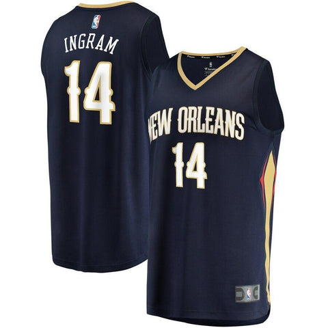 Brandon Ingram New Orleans Pelicans Fanatics Branded Fast Break Jersey Navy - Icon Edition