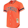 Kirk Gibson Detroit Tigers Mitchell & Ness Fashion Cooperstown Collection Mesh Batting Practice Jersey - Orange