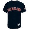 Francisco Lindor Cleveland Indians Majestic Alternate 2019 All-Star Game Patch Flex Base Player Jersey – Navy