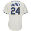 Ken Griffey Jr. Seattle Mariners Majestic Alternate Official Cool Base Replica Player Jersey - Cream