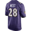 Terrance West Baltimore Ravens Nike Game Jersey - Purple