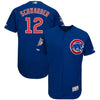 Kyle Schwarber Chicago Cubs Majestic Home Flex Base Collection Player Jersey - White/Royal