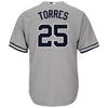 Gleyber Torres New York Yankees Majestic Official Cool Base Player Jersey - Gray