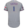 Elvis Andrus Texas Rangers Majestic Alternate Collection Flex Base Player Jersey – Royal/Gray
