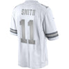 Alex Smith Kansas City Chiefs Nike Platinum Limited Jersey - White