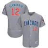 Kyle Schwarber Chicago Cubs Majestic Road Collection Flex Base Player Jersey - Gray