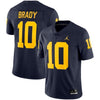 Tom Brady Michigan Wolverines Jordan Brand Alumni Football Jersey - Navy