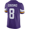 Kirk Cousins Minnesota Vikings Nike Vapor Untouchable Limited Jersey - Purple