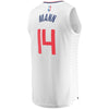 Terance Mann LA Clippers Fanatics Branded Fast Break Replica Player Jersey White - Association Edition