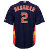 Alex Bregman Houston Astros Majestic Fashion Official Cool Base Replica Player Jersey - Navy