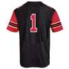 #1 Utah Utes Under Armour Team Replica Football Jersey - Black