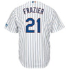 Todd Frazier New York Mets Majestic Official Cool Base Player Jersey – White/Royal