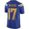 Philip Rivers Los Angeles Chargers Nike Vapor Untouchable Color Rush Limited Player Jersey - Royal