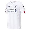 Mohamed Salah Liverpool New Balance Away Soccer Jersey 2019-20 – White