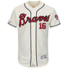 Brian McCann Atlanta Braves Majestic Home Flex Base Collection Player Jersey-White/Scream
