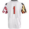 #1 Maryland Terrapins Under Armour Replica Football Jersey - White