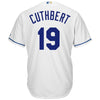 Cheslor Cuthbert Kansas City Royals Majestic Home Cool Base Player Jersey - White